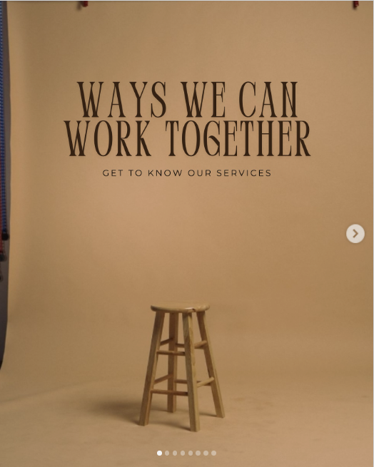 Ways We Can Work Together